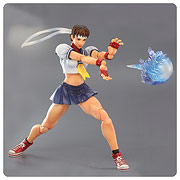 Super Street Fighter IV Sakura Play Arts Kai Action Figure
